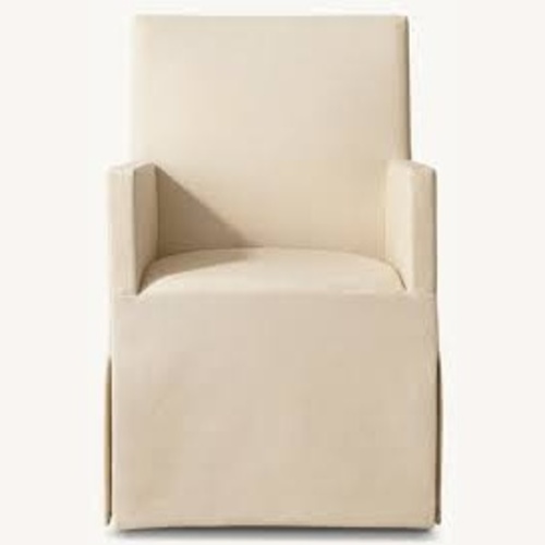 Used Restoration Hardware Natural Fabric Dining Chairs for sale on AptDeco