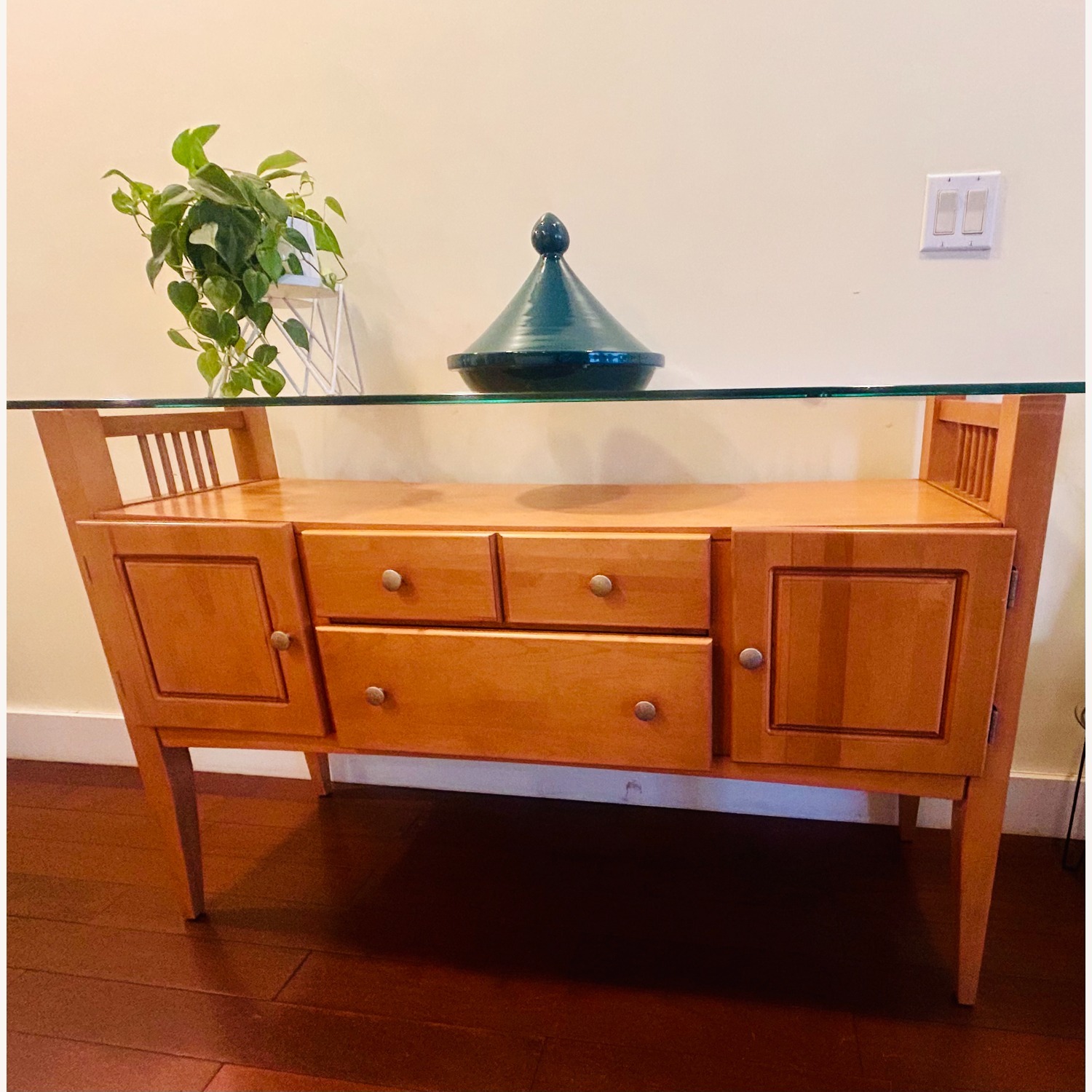 Bermex Light Brown Sideboard - image-4