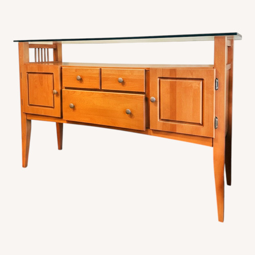 Used Bermex Light Brown Sideboard for sale on AptDeco