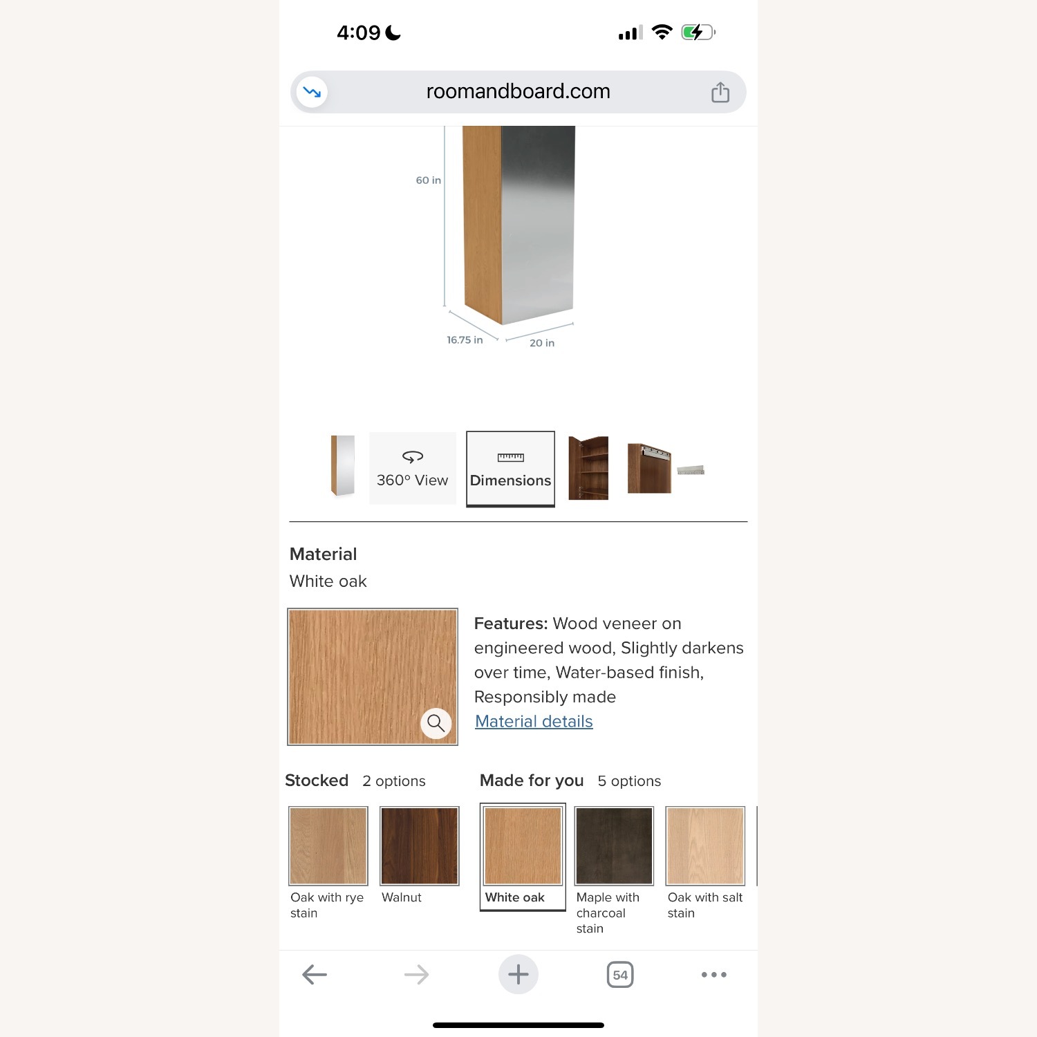 Room & Board Natural Wood Sideboard - image-3