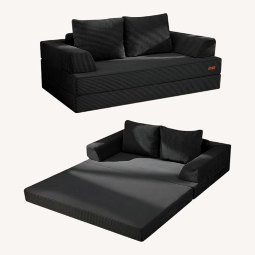 Used Amazon Black Fabric Sleeper Sofa for sale on AptDeco