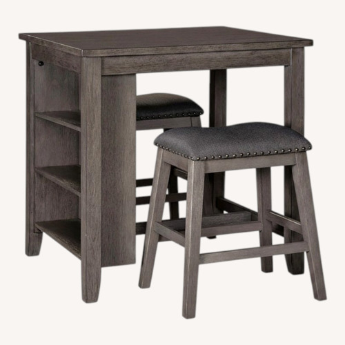 Used Ashley Furniture Caitbrook Dark Gray Dining Set for sale on AptDeco