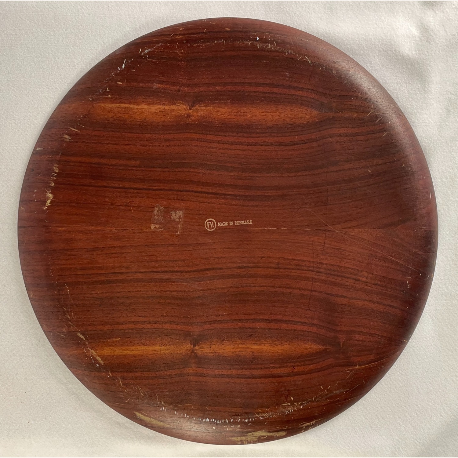 Fritz Hansen Dark Brown Wood Side Table - image-4