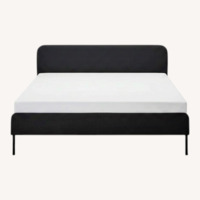 IKEA Light Grey / Green Queen Bed