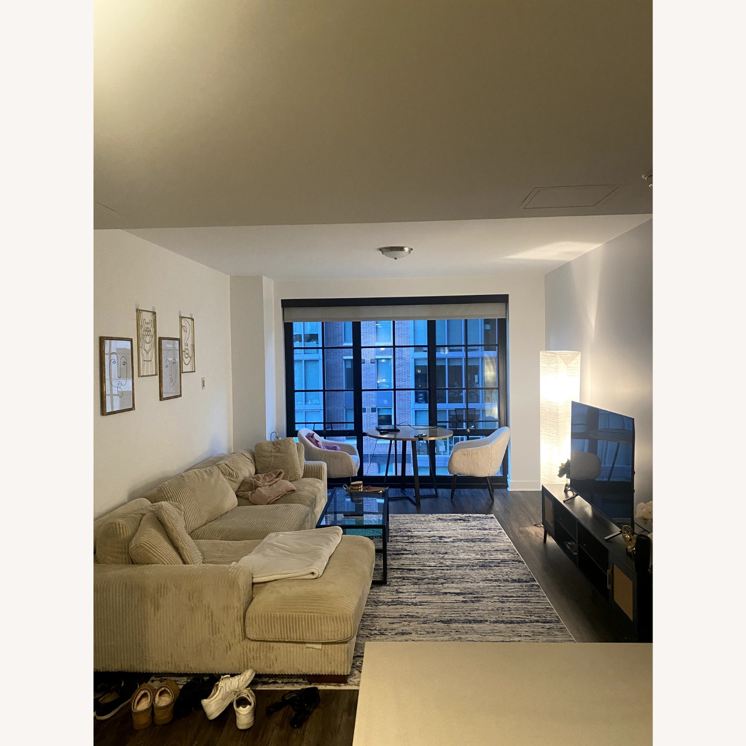White 3+ Piece Sectional - image-2