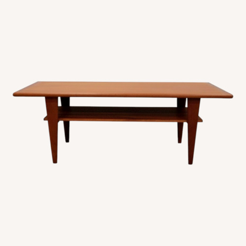 Used Vintage Danish Modern Teak Coffee Table for sale on AptDeco
