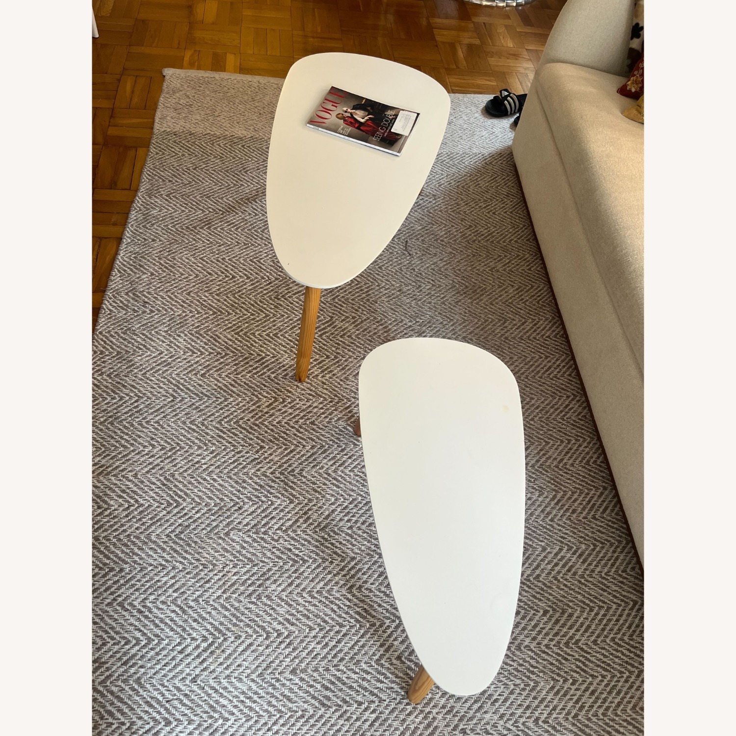 Wayfair White Stackable Coffee Tables - image-2
