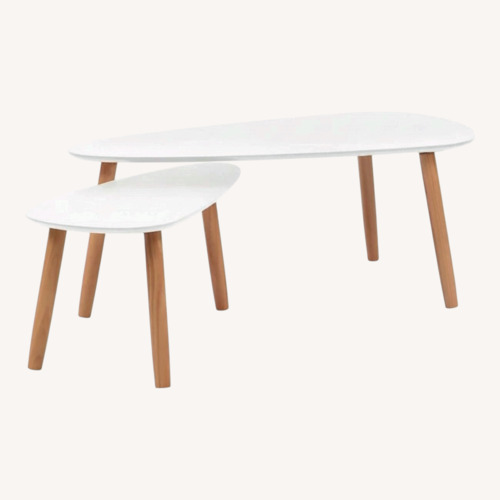 Used Wayfair White Stackable Coffee Tables for sale on AptDeco