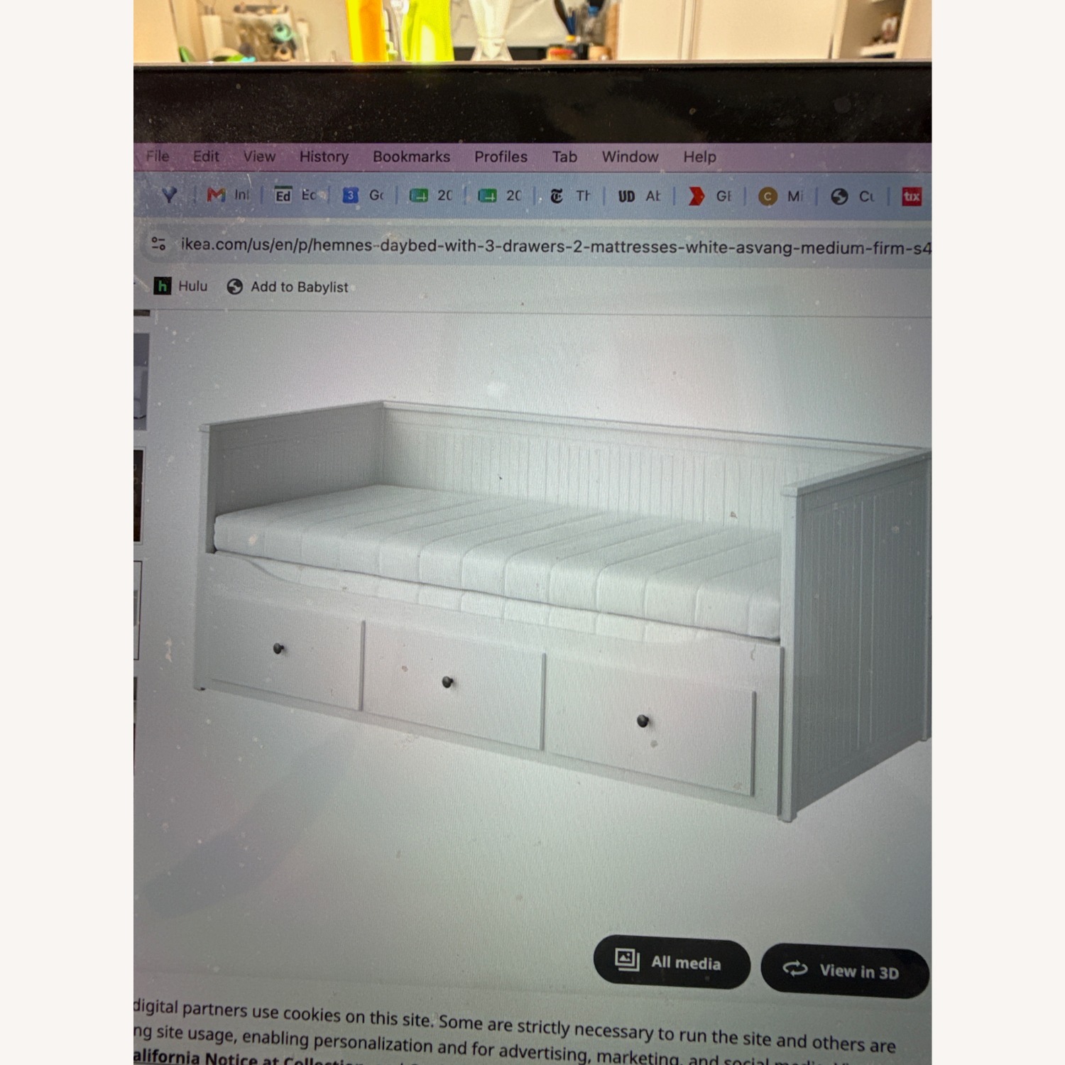 IKEA Hemnes White Wood Daybed - image-4