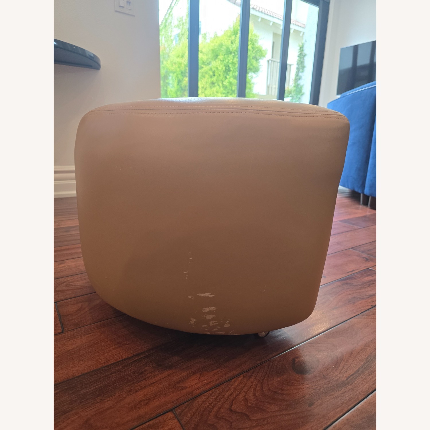 Vladimir Kagan Natural Leather Accent Chairs - image-2