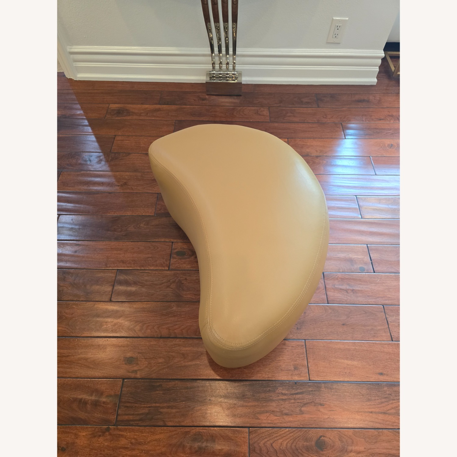 Vladimir Kagan Natural Leather Accent Chairs - image-3