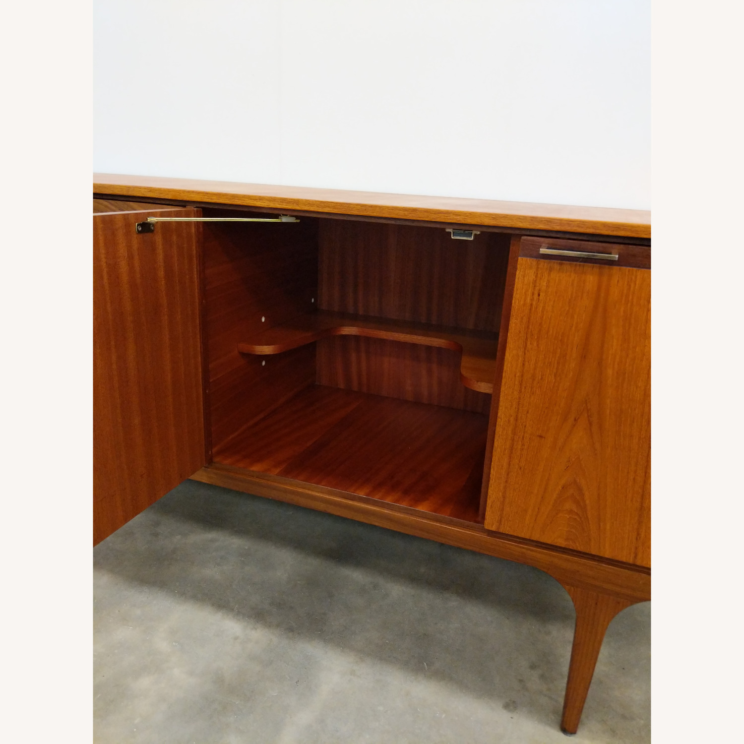 Vintage Mid Century Modern Teak Meredew Credenza - image-5