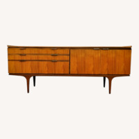 Vintage Mid Century Modern Teak Meredew Credenza