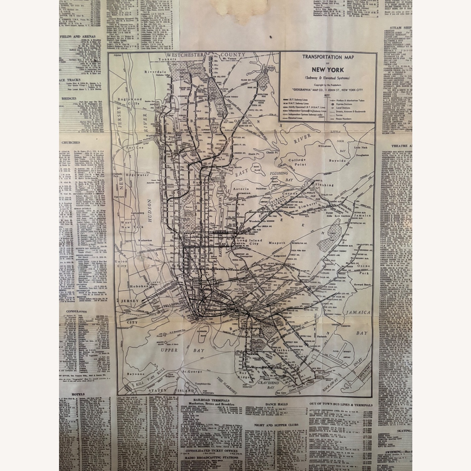 NYC Map Original Art  - image-2