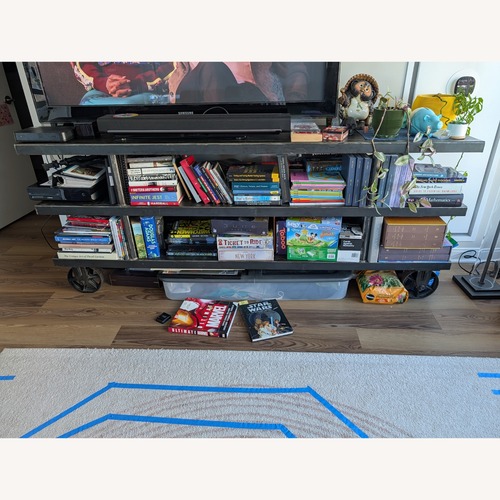 Used Modern Industrial Bookshelf Console for sale on AptDeco