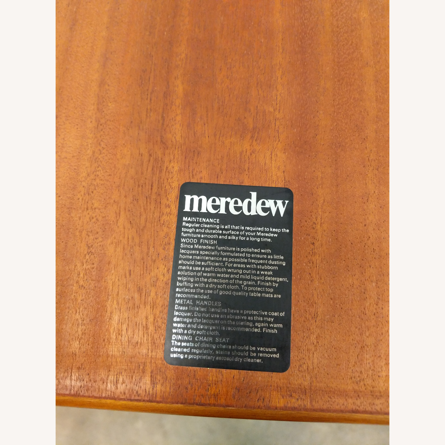 Vintage Mid Century Modern Meredew Dining Table - image-12