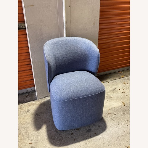 Used Blue Fabric Dining Chairs for sale on AptDeco