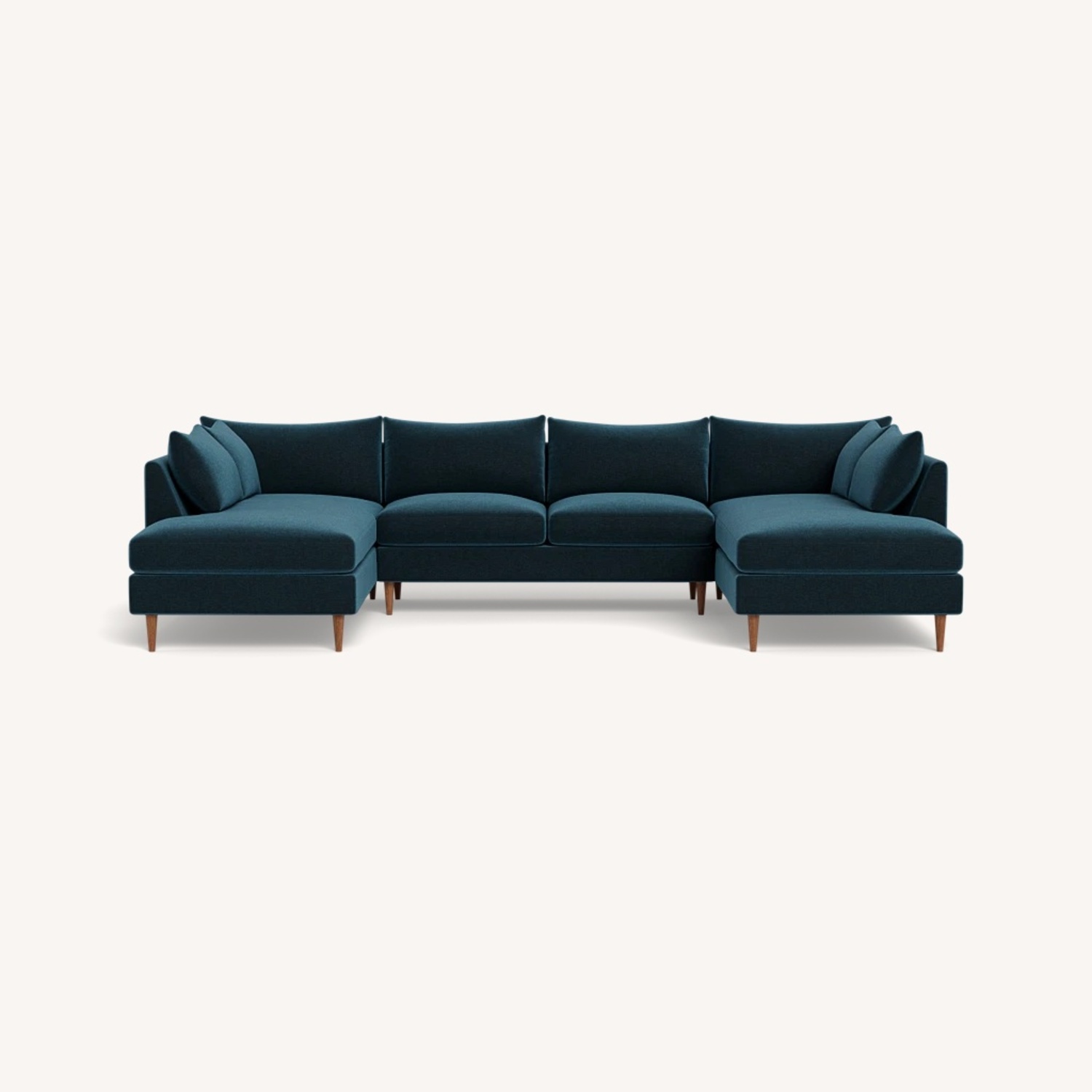 Interior Define Sloan Velvet 3+ Piece Sectional - image-9