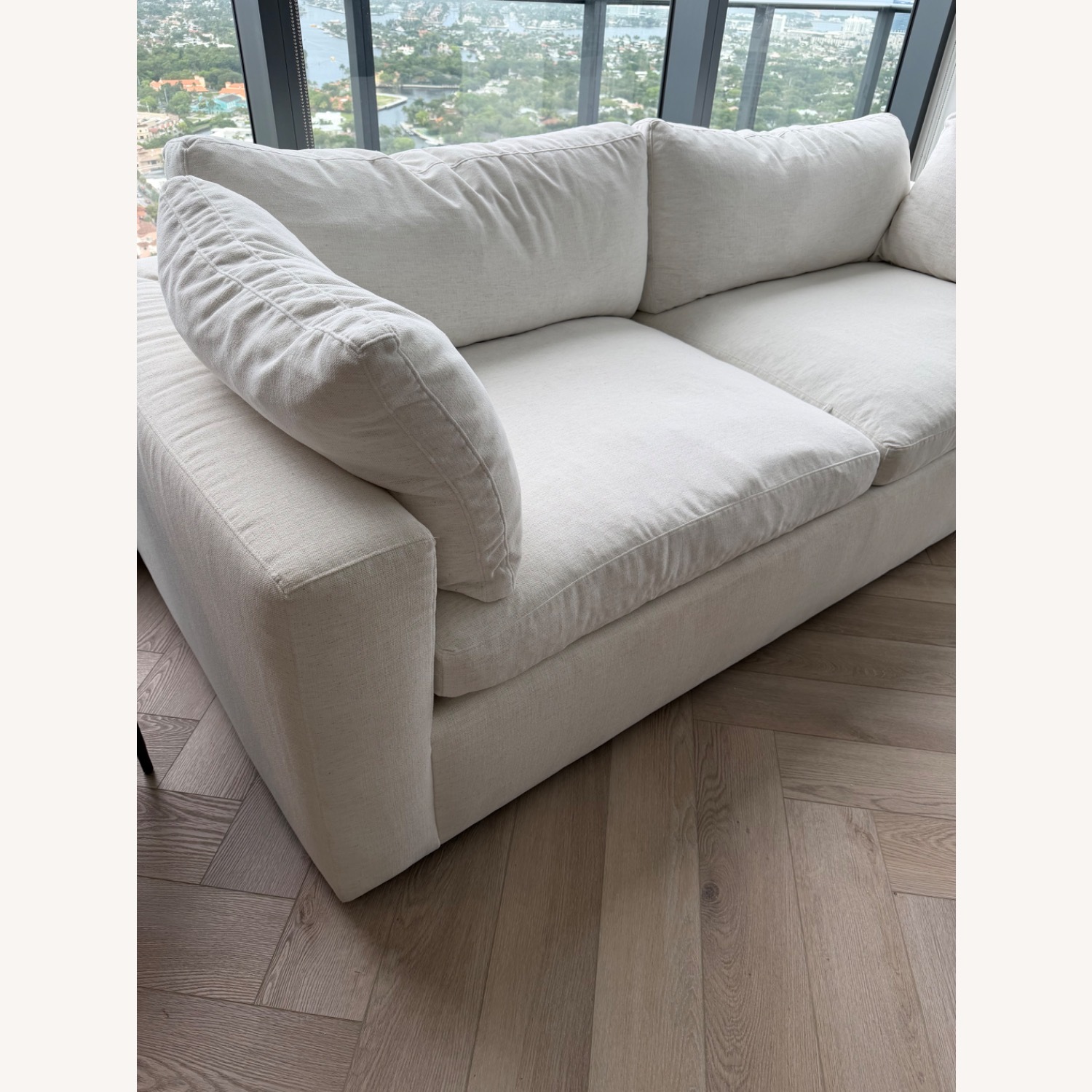 Arhaus Beale Deep 96 Natural Fabric 2 Seater Sofa - image-7