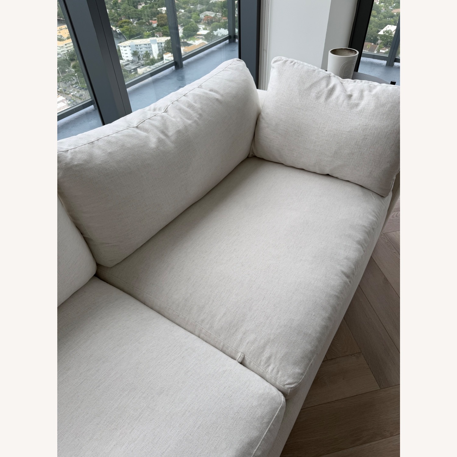 Arhaus Beale Deep 96 Natural Fabric 2 Seater Sofa - image-8