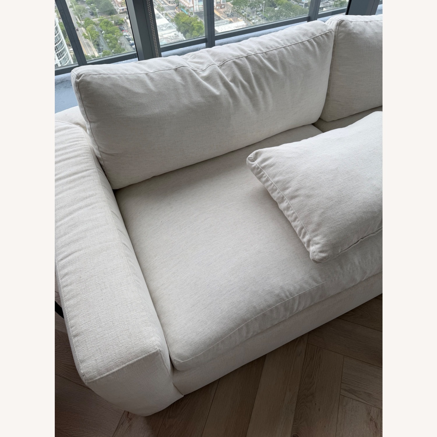 Arhaus Beale Deep 96 Natural Fabric 2 Seater Sofa - image-5