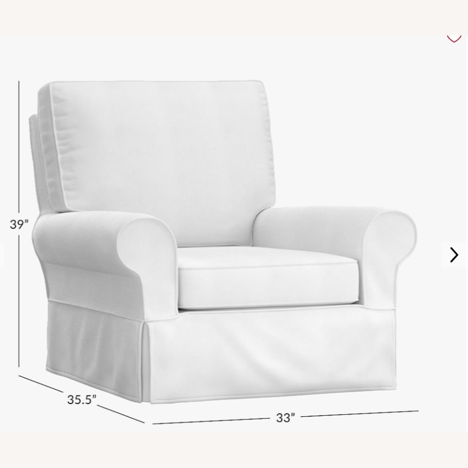 Pottery Barn Kids Light Gray Nursing Chair - image-4