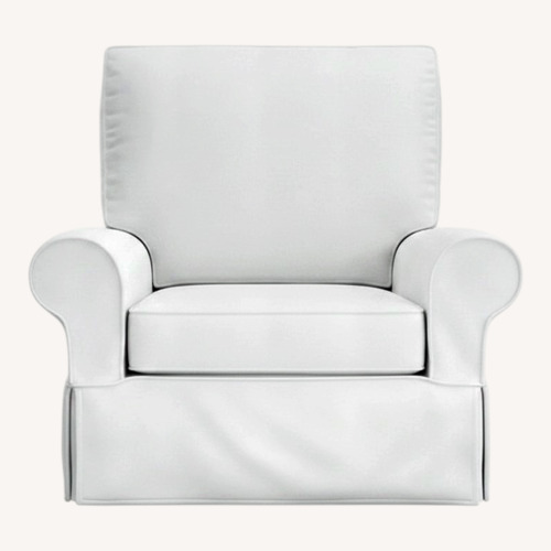 Used Pottery Barn Kids Light Gray Nursing Chair for sale on AptDeco
