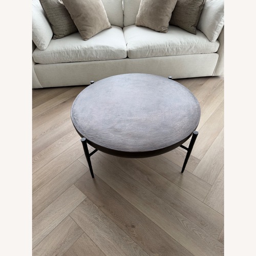 Used Arhaus Donovan Coffee Table Black Coffee Table for sale on AptDeco