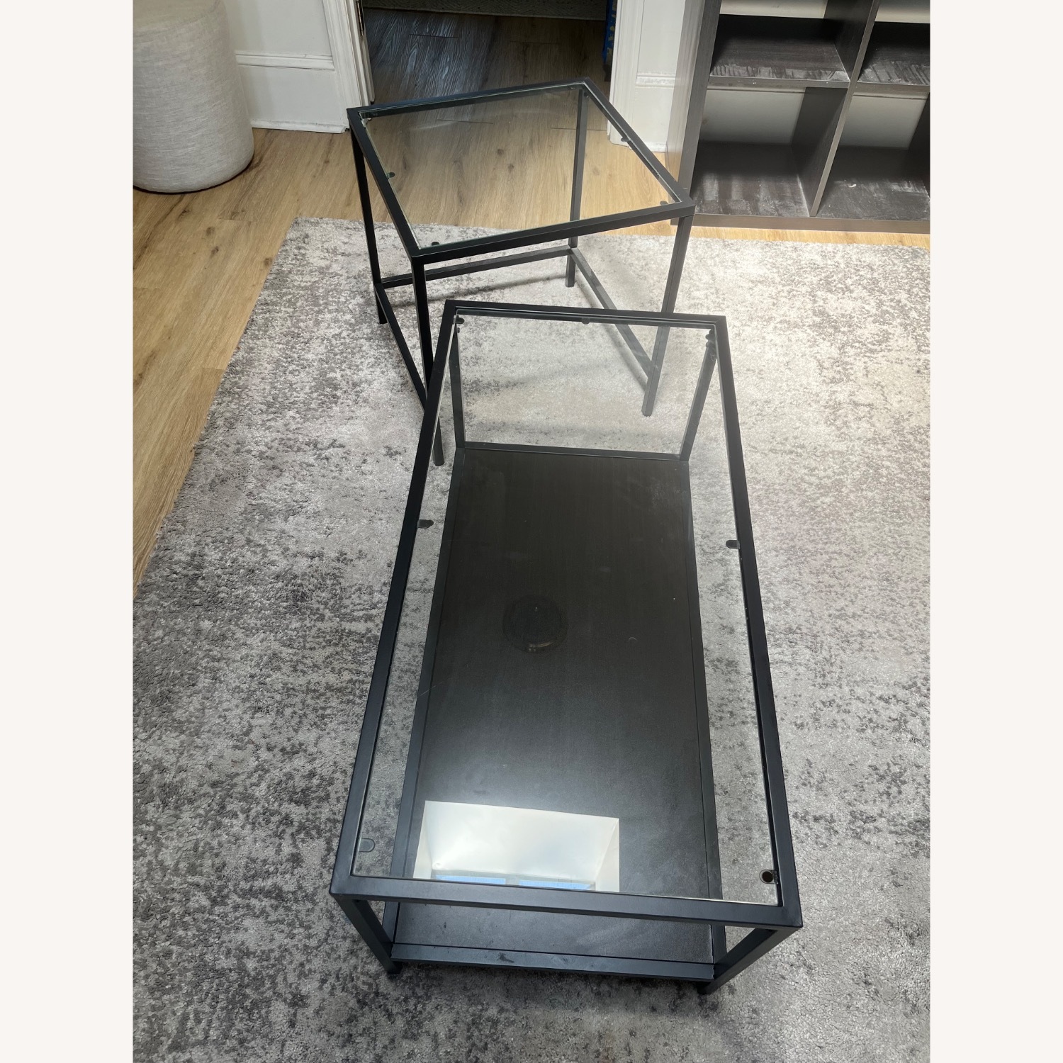 IKEA Vittsjö Black Glass Coffee Table - image-2
