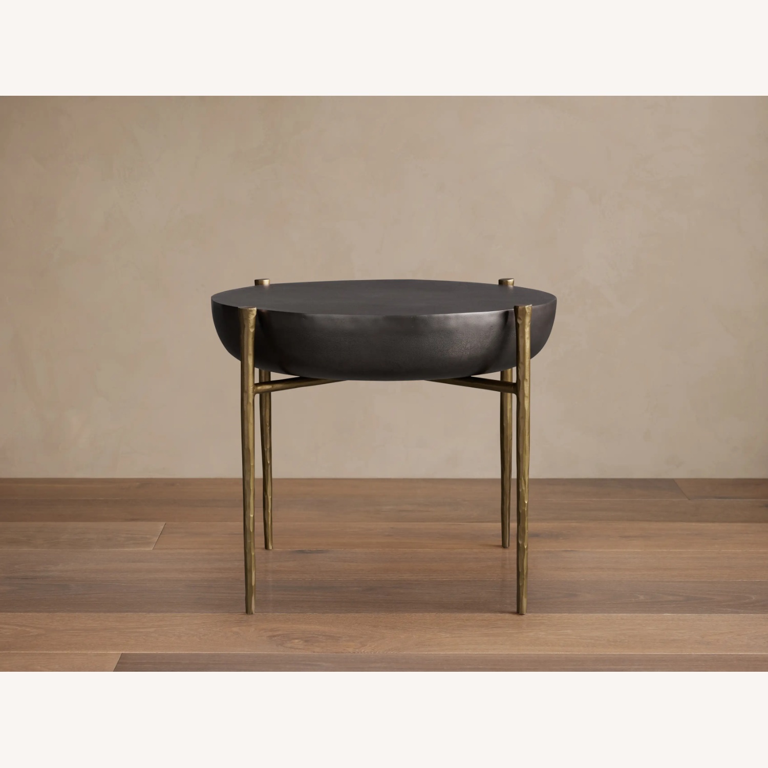 Arhaus Donovan Round Table Black Side Table - image-4