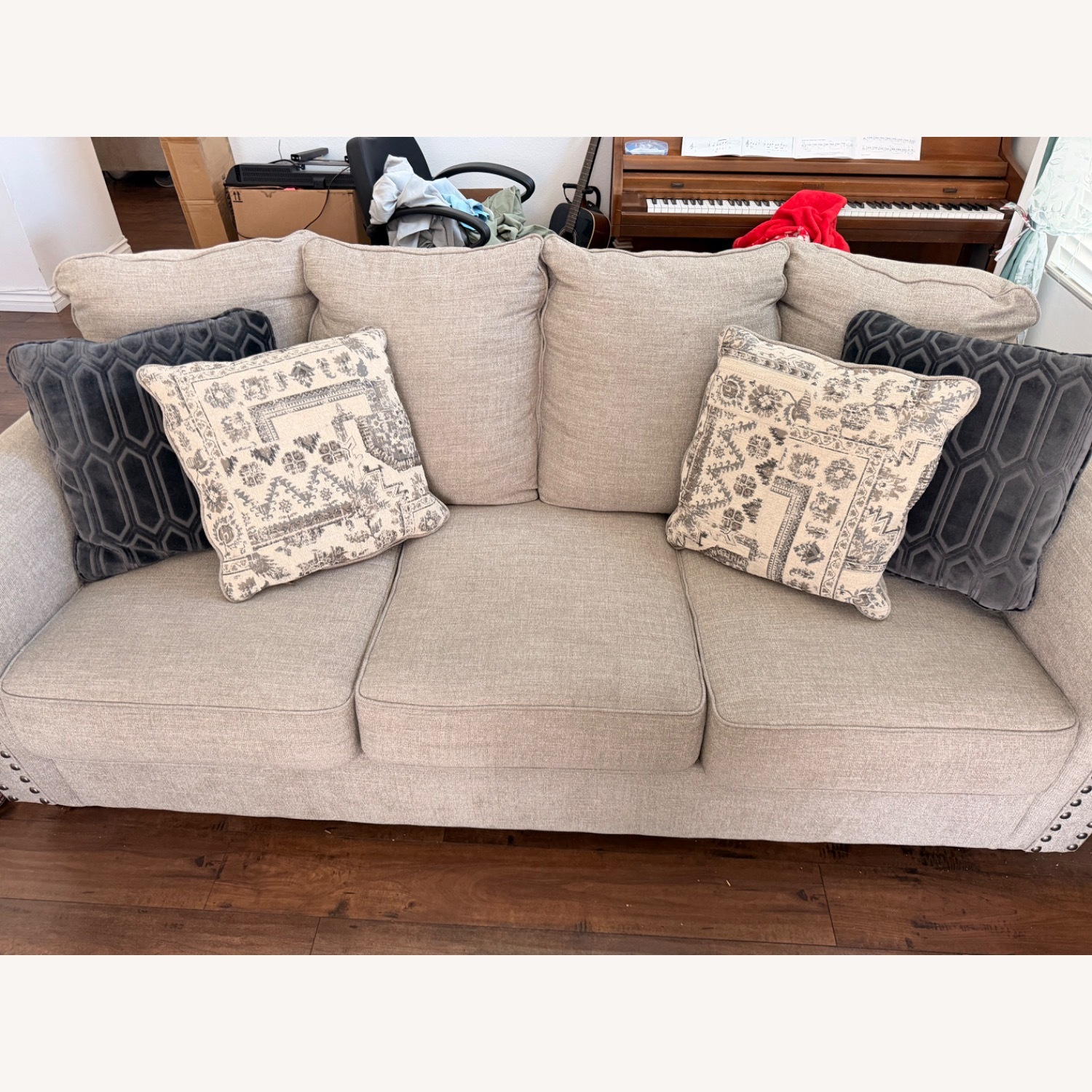 Ashley 2 Contemporary Matching Sofas - image-5