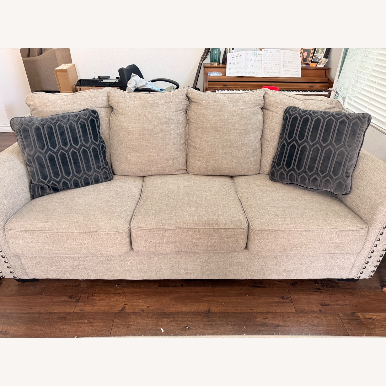 Ashley 2 Contemporary Matching Sofas - image-2