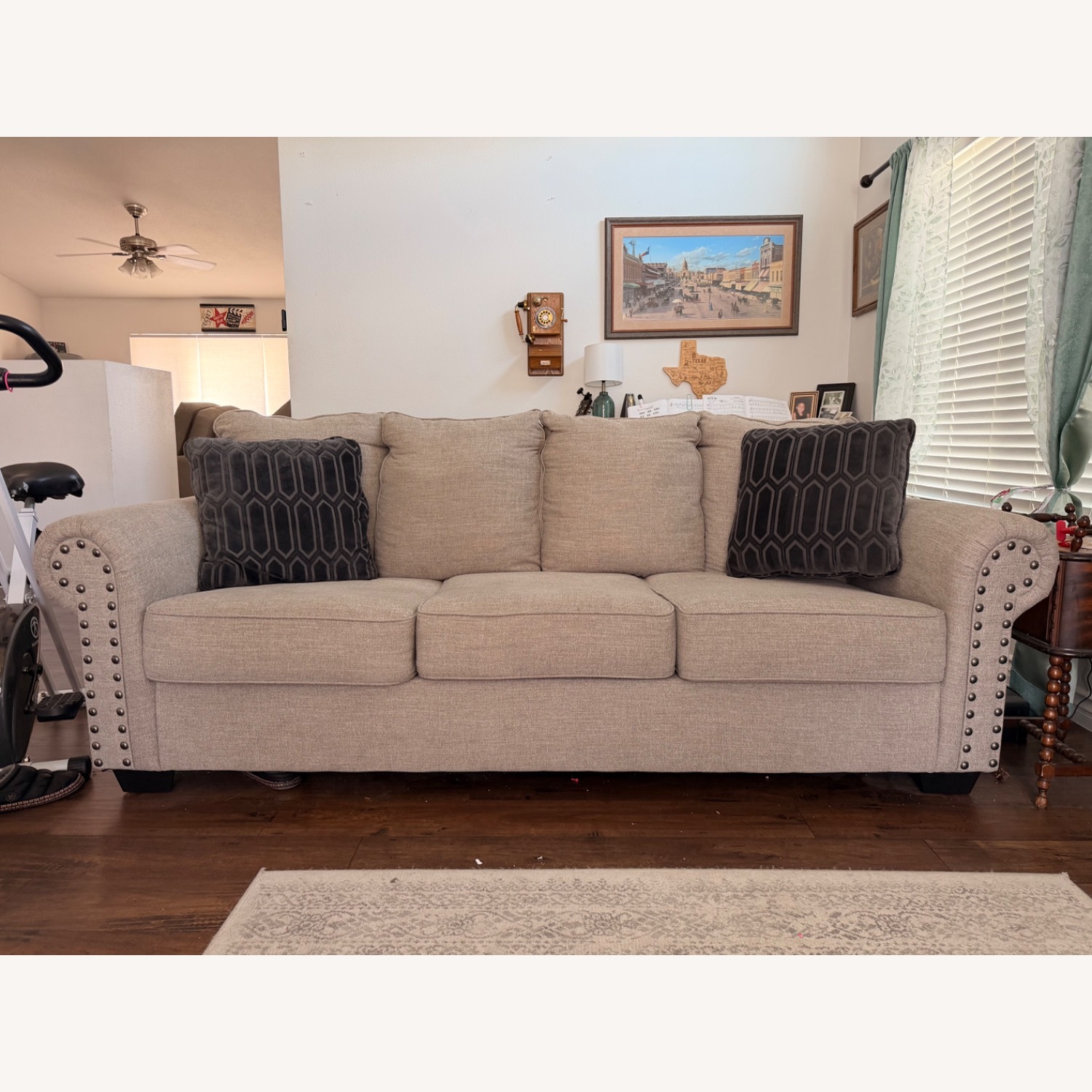 Ashley 2 Contemporary Matching Sofas - image-1