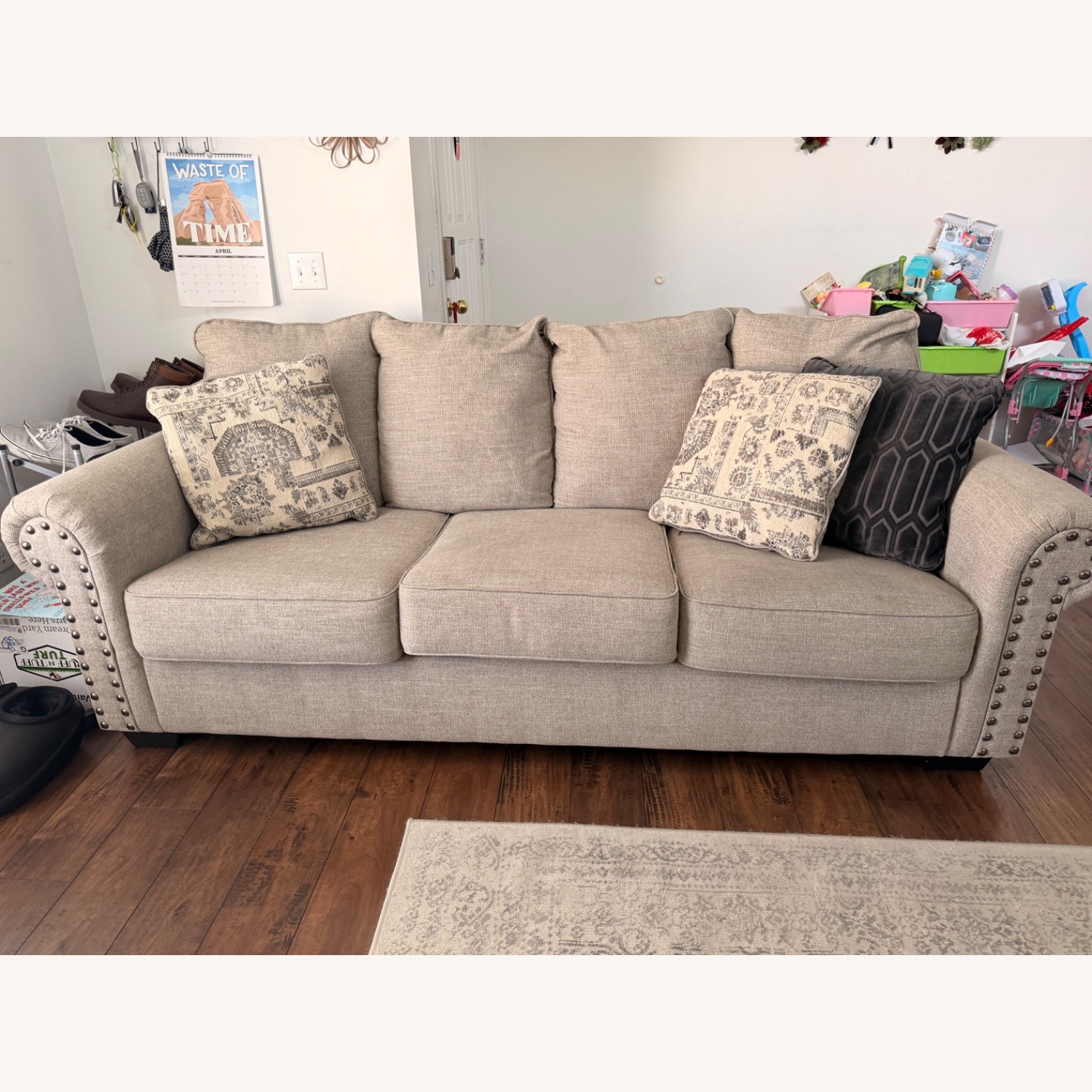 Ashley 2 Contemporary Matching Sofas - image-4