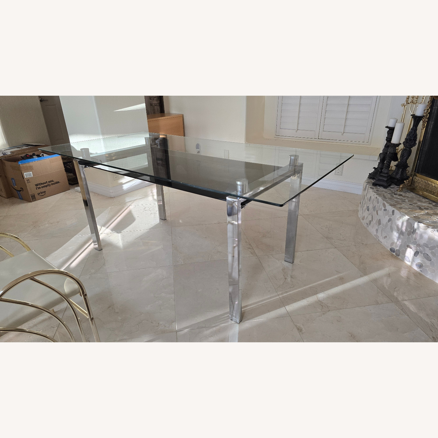 Chintaly Glass Dining Table - image-3