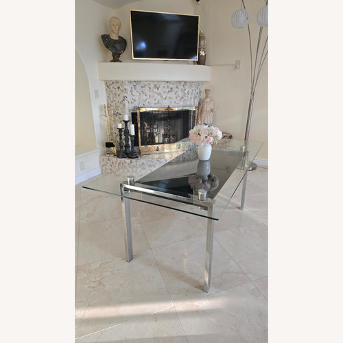 Used Chintaly Glass Dining Table for sale on AptDeco