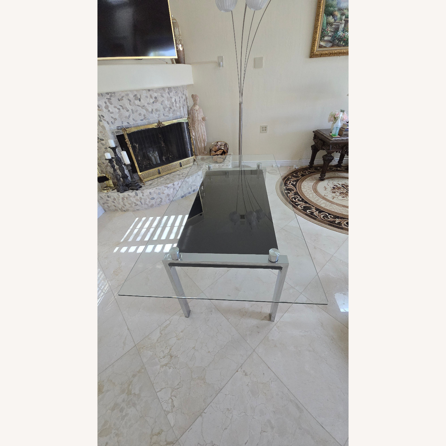 Chintaly Glass Dining Table - image-6