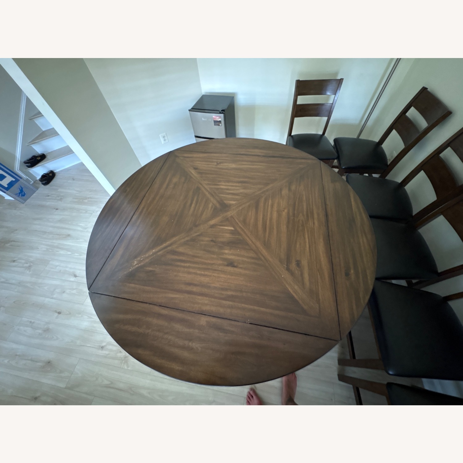 Costsco Square / Circular Dining Table and 6 Chairs - image-5