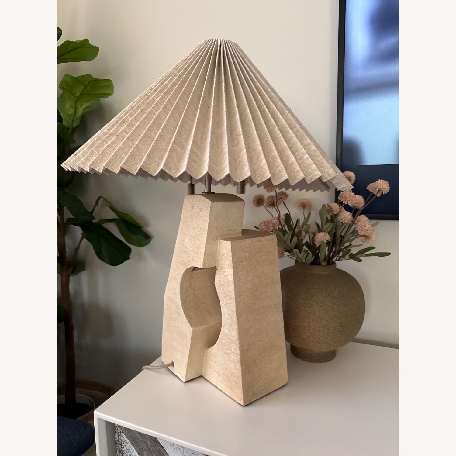 Crate & Barrel Natural Table Lamp - image-1