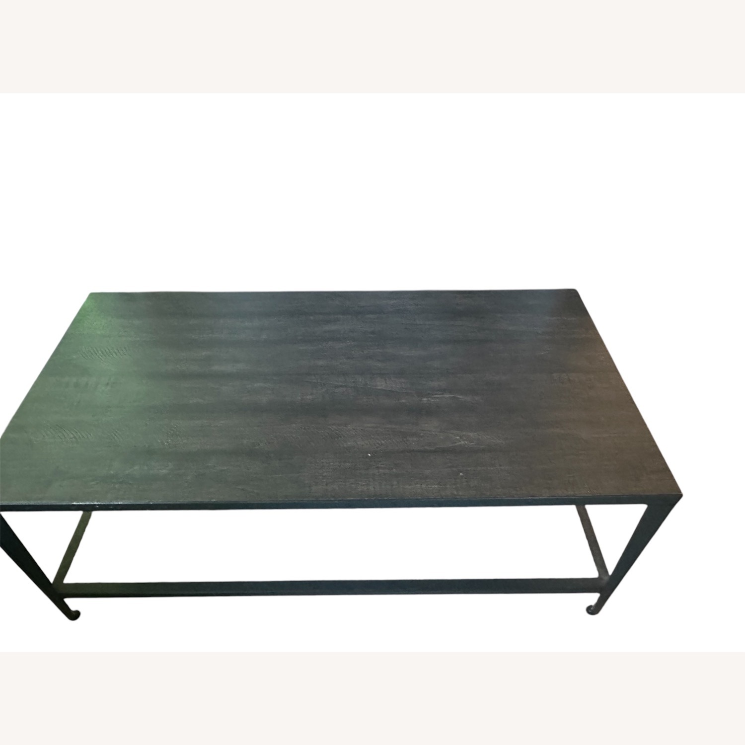 Wayfair Allewie Light Gray Metal Coffee Table - image-3
