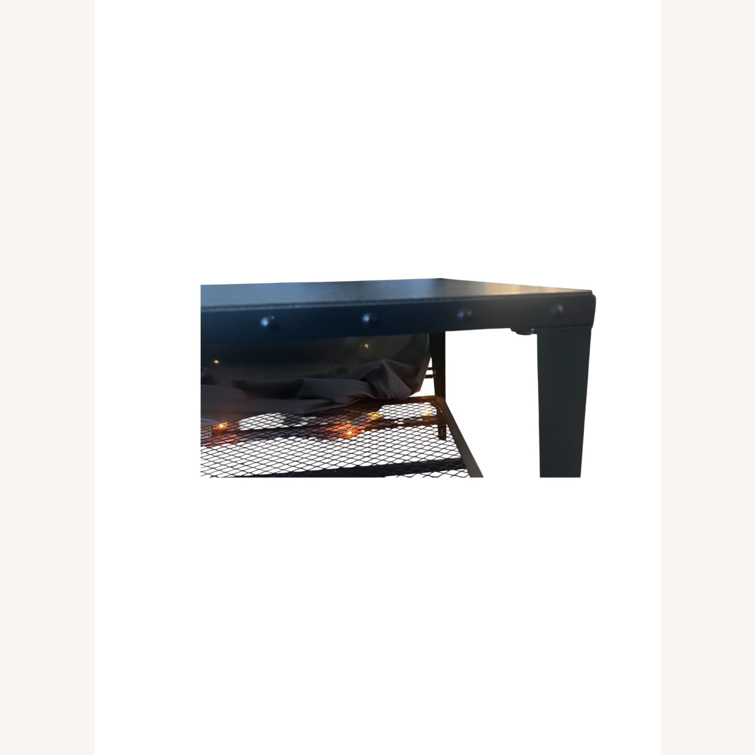 Wayfair Allewie Light Gray Metal Coffee Table - image-4