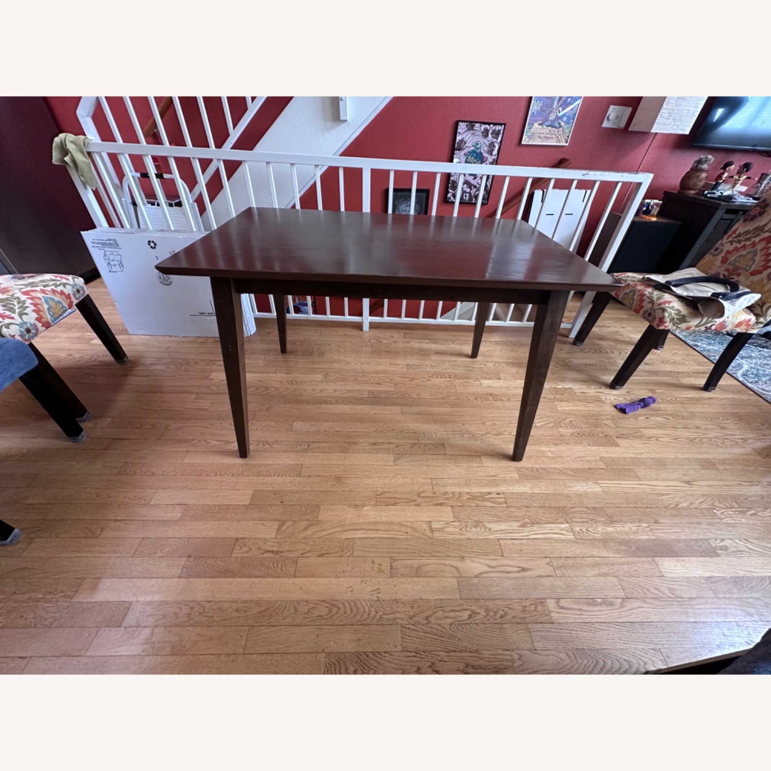 World Market Wood Table + 4 Chairs - image-2