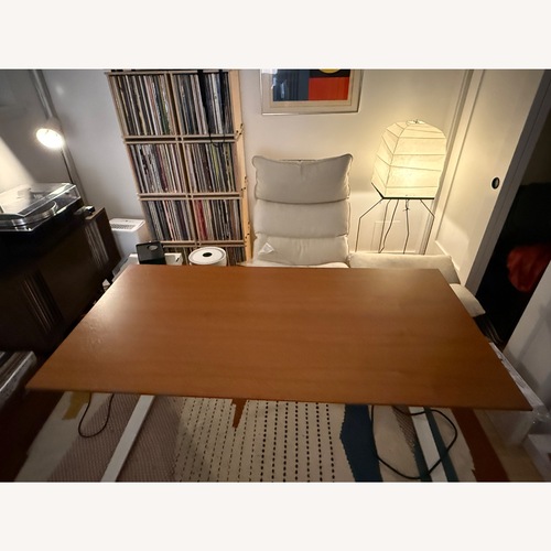 Used Herman Miller Renew Standing Desk in Walnut for sale on AptDeco
