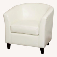 Christopher Knight Home White Accent Chair