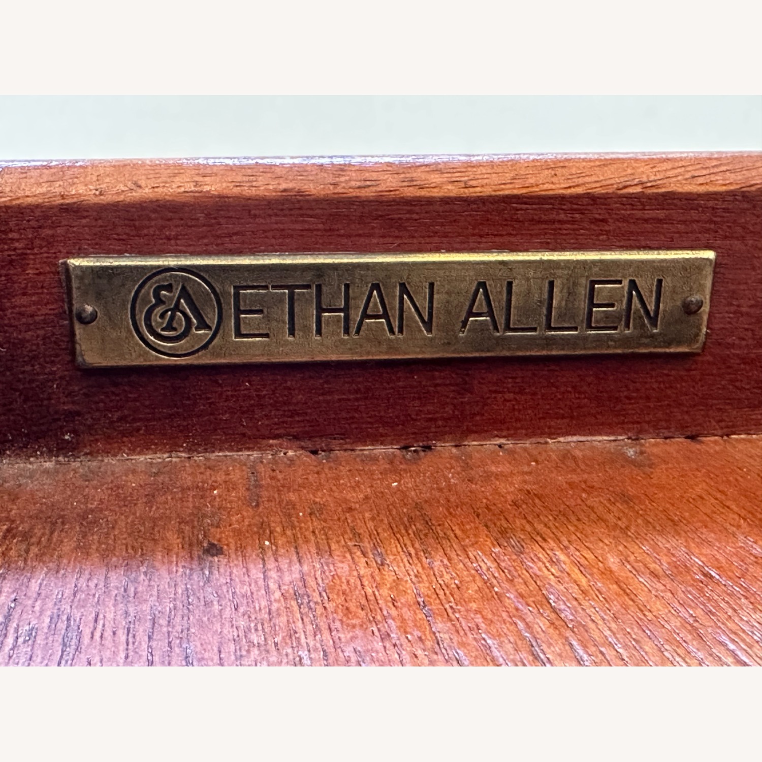 Ethan Allen Federal Executive Cherry Writing Desk - image-6