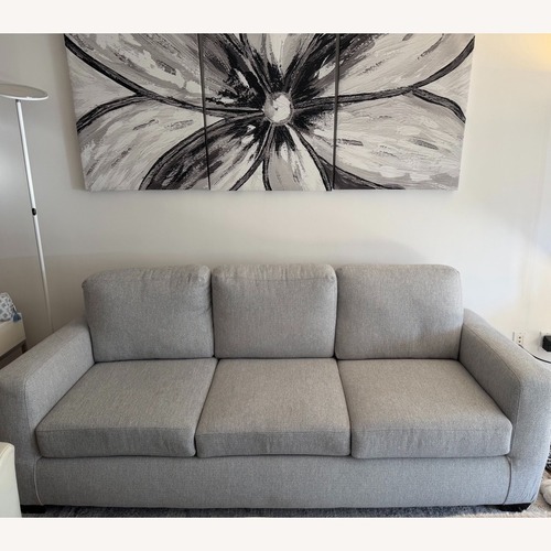 Used Wayfair Light Gray Fabric 3+ Seater Sofa for sale on AptDeco