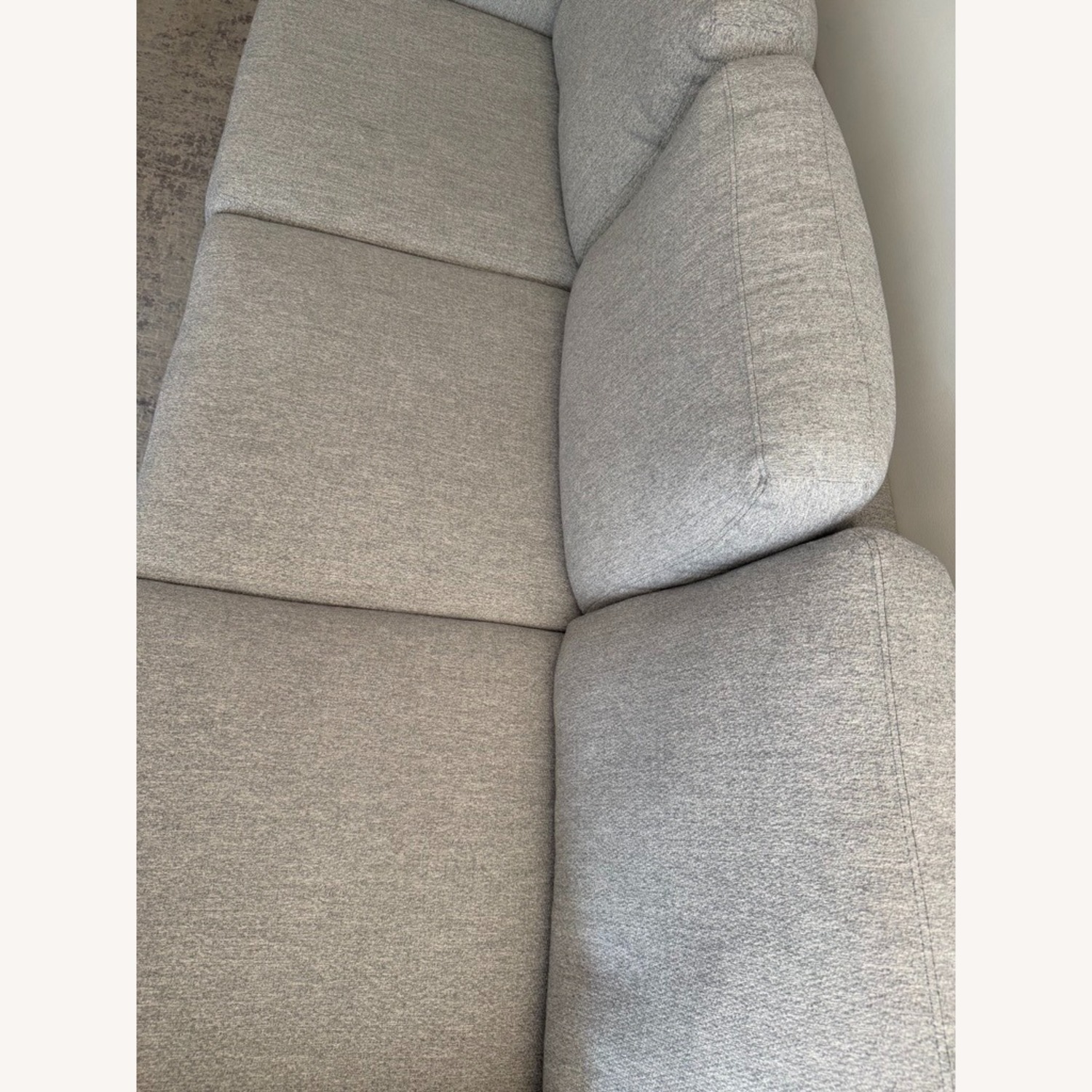 Wayfair Light Gray Fabric 3+ Seater Sofa - image-3