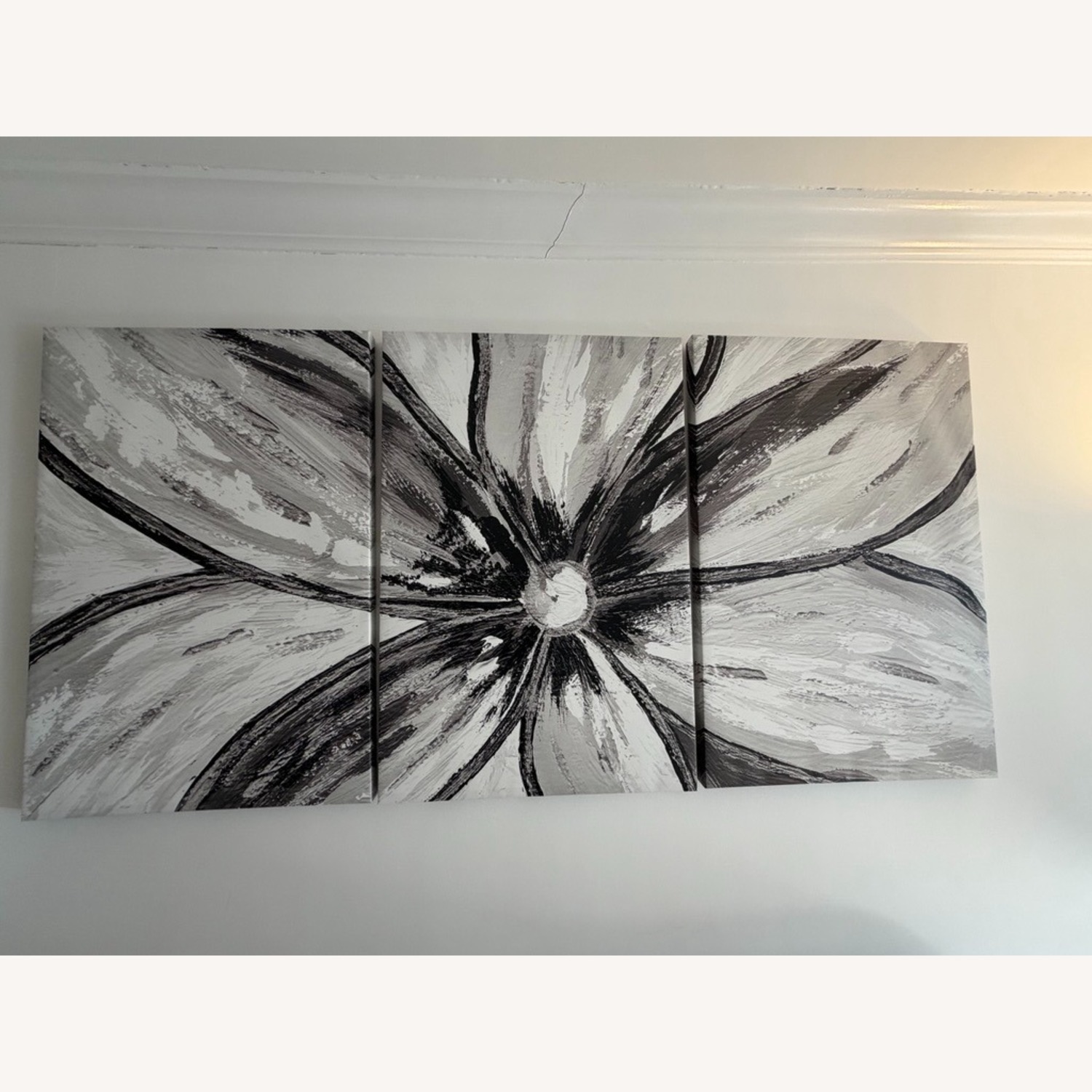 Walmart Light Gray Fabric Wall Art - image-3