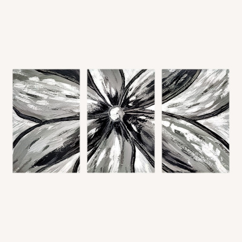 Used Walmart Light Gray Fabric Wall Art for sale on AptDeco