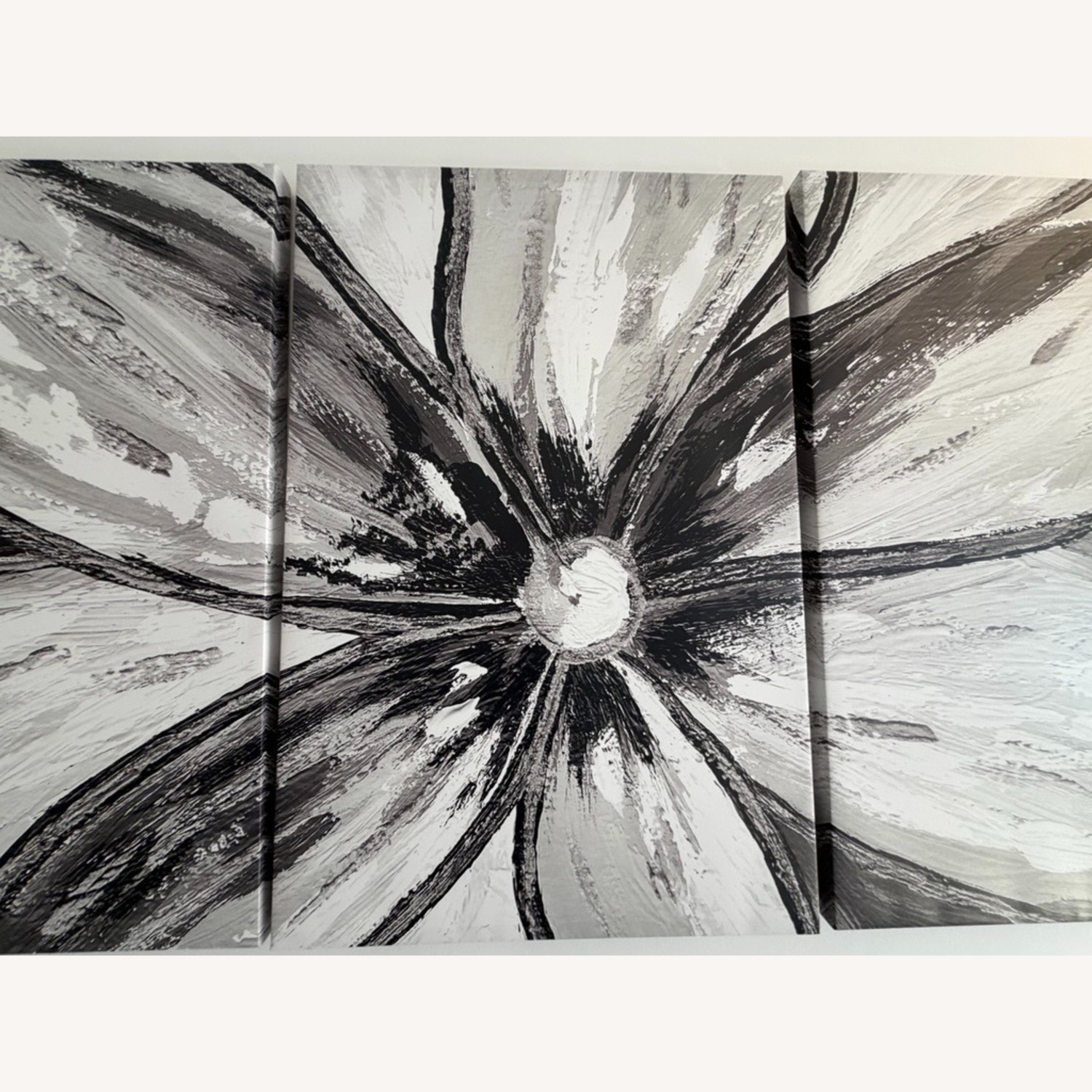 Walmart Light Gray Fabric Wall Art - image-2